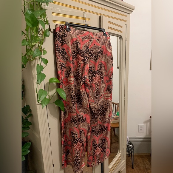 💖SILK BLEND J.MCLAUGHLIN PAISLEY PANTS 💖 SO PRETTY❣️ - Picture 10 of 11
